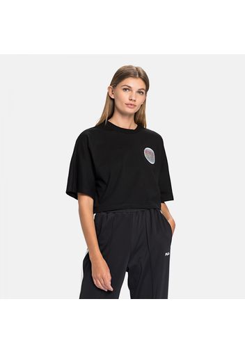 Anemore Cropped Wide Tee black