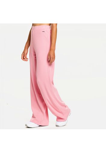 Dasha Wide Ribbed Trousers peony