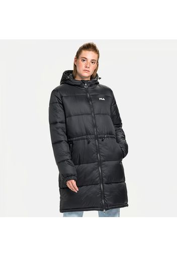 Embla Long Hooded Puff Jacket black