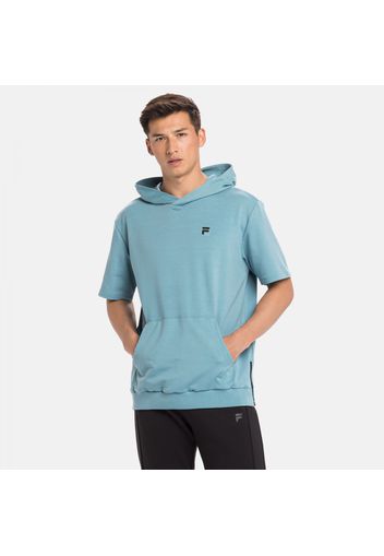 Rafah Short Sleeve Hoody adriatic-blue