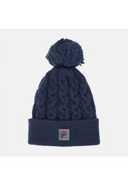 Knitted Explorer Pompon Beanie black-iris