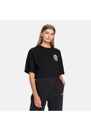 Anemore Cropped Wide Tee black