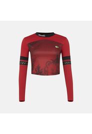 VR46 C27 Cropped Longsleeve red-black