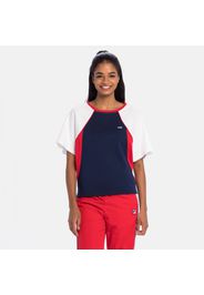 Zawiya Oversized Top medieval-blue-true-red