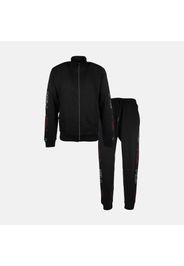 Brushed Cotton Fleece Pyjama black