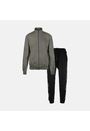 Brushed Cotton Fleece Pyjama military-black