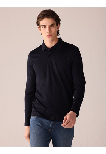 Basic Longsleeve Poloshirt