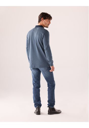 Longsleeve Jacquard Poloshirt