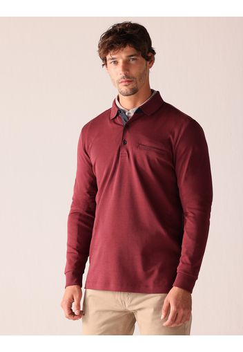 Longsleeve Basic Poloshirt