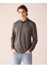 Longsleeve Jacquard Poloshirt