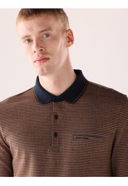 Longsleeve Jacquard Poloshirt