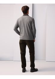 Longsleeve Poloshirt Mouliné