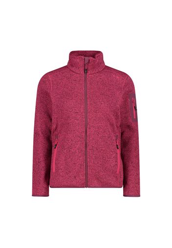 Cmp W Knitted Melange Fleece Jacket