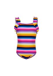 Color Kids Girls Swimsuit With Frills