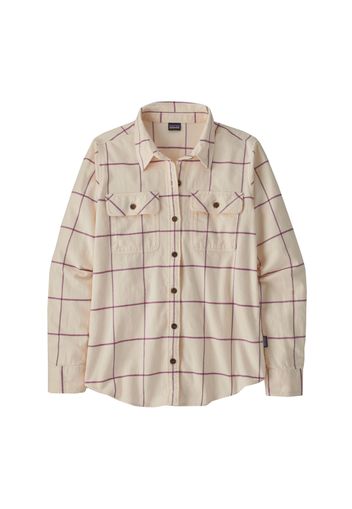 Patagonia W Long-sleeved Organic Cotton Mw Fjord Flannel Shirt