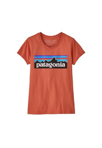 Patagonia Girls Regenerative Organic Certified Cotton P-6 Logo T-shirt