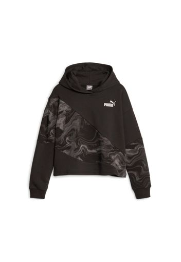 Puma Girls Puma Power Cat Marbleized Hoodie