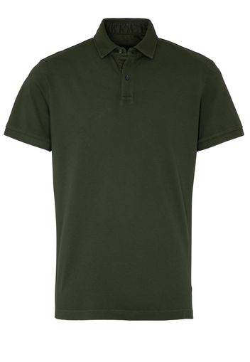 Eterna kurzarm poloshirt regular fit even piquée dunkelgrün unifarben