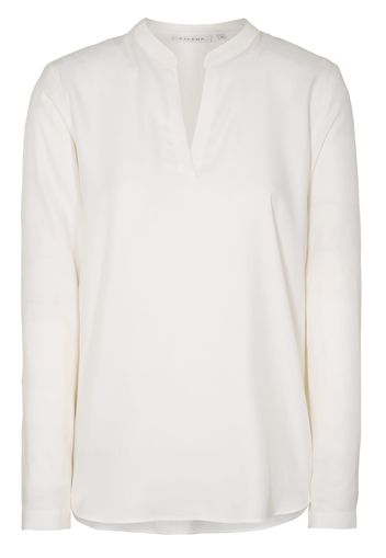 Eterna langarm bluse modern classic twill champagner unifarben