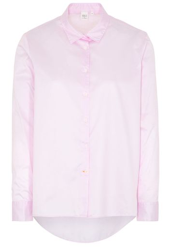 Langarm bluse 1863 by eterna - premium casual luxury twill rose unifarben