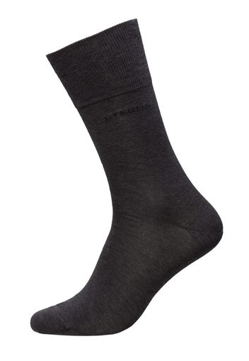 Eterna socken anthrazit unifarben