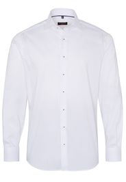 Eterna langarm hemd modern fit performance shirt stretch weiss unifarben