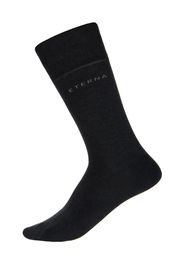 Eterna socken schwarz unifarben