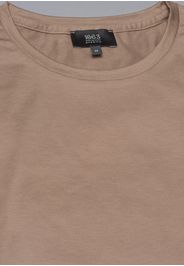 Eterna t-shirt soft tailoring braun unifarben