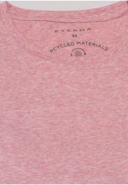 Eterna t-shirt upcycled materials rot/weiss gestreift