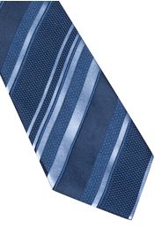 Eterna krawatte dunkelblau gestreift
