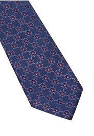 Eterna krawatte marineblau/rot gemustert