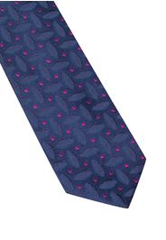 Eterna krawatte marine/pink getupft