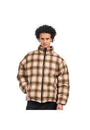 Reversible Plaid Puffer Jacket