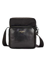 Nylon Twill Leather Side Bag