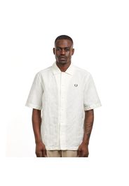 Jacquard Linen Blend Shirt