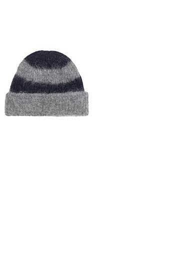 Alpaca Mohair Stripe Beanie