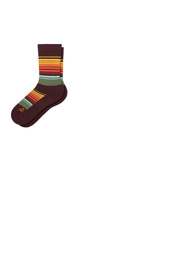 Great Smokey Mountain Stripe Crew Sock