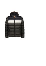 Padded Color Block Fix Hood Jacket