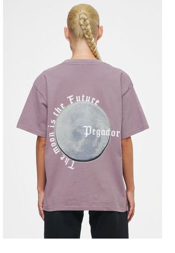 Ahead of Time Female Stockholm Oversized Tee Washed Future Violet