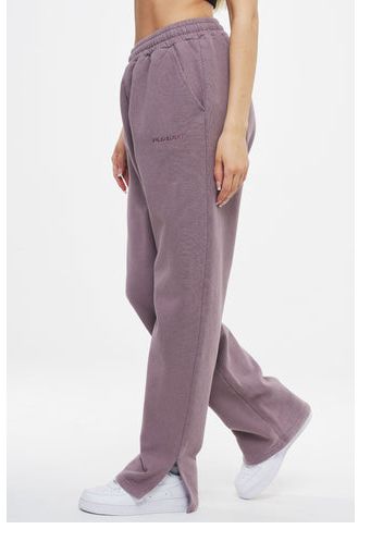 Ahead of Time Female Evie Straight Sweat Pants Washed Future Violet