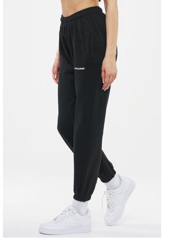 Ahead of Time Female Grace High Waisted Sweat Pants Washed Black