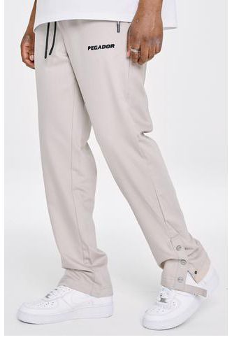 Atlantic Trace Men Vinto Wide Trackpants Whisper White