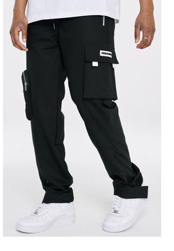 Atlantic Trace Men Collana Cargo Trackpants Black