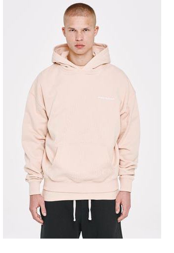 Atlantic Trace Men Logo Oversized Hoodie Peach