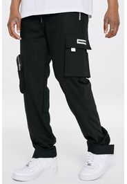 Atlantic Trace Men Collana Cargo Trackpants Black