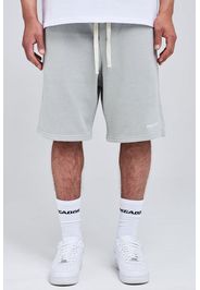 Modern Reality Men Logo Heavy Sweat Shorts Washed Heather Grey