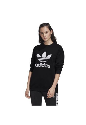 adidas Wmns Trefoil Crew Sweat" - Gr. 34 Black / White"