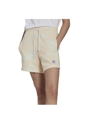 adidas Wmns Allover Print Shorts" - Gr. 34 Almost Blue / Hazy Orange"