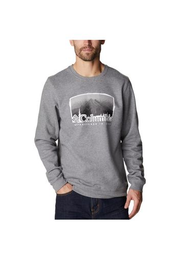 Columbia Hart Mountain™ Graphic Crewneck Sweat" - Gr. XL Charcoal Heather / Foggy Haven Graphic"