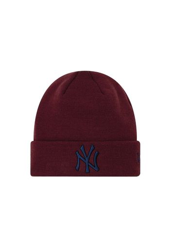 New Era Team Cuff Beanie NY Yankees" Dark Red"